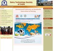 Tablet Screenshot of dairysociety.org